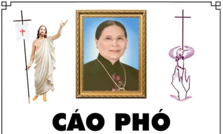 Cụ Cố Maria Phạm Thị Hà 88 tuổi, Giáo họ Tử Đạo, Qua đời 01/12/2024, Thánh lễ an táng 4h30 thứ tư 04/12/2024