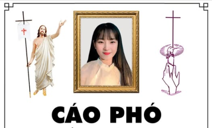 Maria Lại Thị Thùy Trang 27 tuổi, Giáo họ Mông Triệu, Qua đời 12/05/2025, Thánh lễ an táng 4h30 thứ năm 15/05/2025