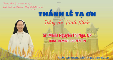 Chúc Mừng Hồng Ân Vĩnh Khấn Sr Maria Nguyễn Thị Nga OP 02/08/2025