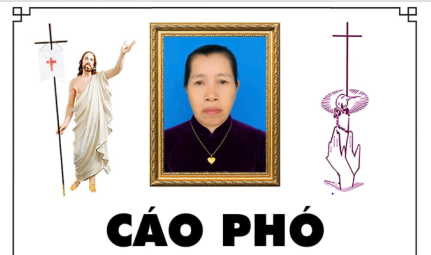 Bà Maria Lê Thị Khuyên 62 tuổi, Giáo họ Trinh Vương, Qua đời 16/08/2025, Thánh lễ an táng 4h30 thứ ba 19/08/2025