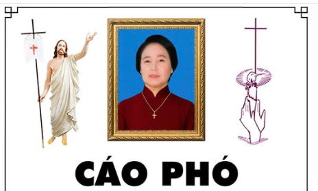 Bà Maria Phạm Thị Ngắm 65 tuổi, Giáo họ Thăm Viếng, Qua đời 31/08/2025, Thánh lễ an táng 4h30 thứ tư 03/09/2025