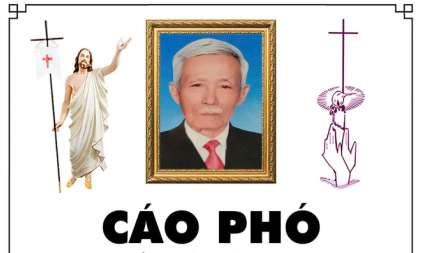 Cụ ông Gioan.B Lưu Văn Uông 84 tuổi, Giáo họ Mẹ Thiên Chúa, Qua đời 10/09/2025, Thánh lễ an táng 4h30 thứ bảy 13/09/2025