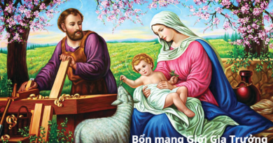 Mừng Kính Thánh Gia Thất Chúa Giêsu Đức Maria và Thánh Giuse Chúa Nhật 28/12/2025 Bổn mạng Giới Gia Trưởng