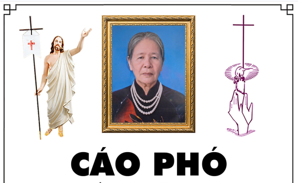 Cụ bà Maria Nguyễn Thị Nguyệt 77 tuổi, Giáo họ Mẫu Tâm, Qua đời 06/02/2026, Thánh lễ an táng 4h30 thứ hai 09/02/2026