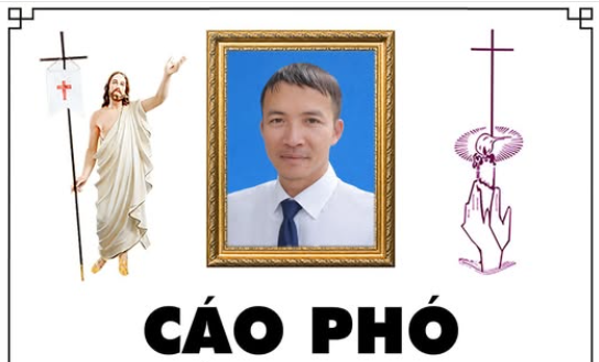 Ông Đaminh Võ Minh Thường 38 tuổi, Giáo họ Bàu Chim, Qua đời 05/03/2026, Thánh lễ an táng 04h30 thứ hai 09/03/2026