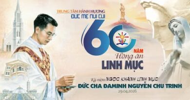 Mừng Kỷ Niệm 60 Năm Linh Mục Đức Cha Cố Đa Minh Nguyễn Chu Trinh