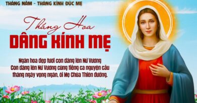 THÁNG 5 VỀ GIÁO XỨ DÂNG HOA KÍNH MẸ