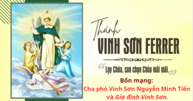 Mừng Kính Thánh Vinh Sơn Ferrer 05/04/2026 Bổn mạng Cha phó Vinh Sơn và Gia Đình Vinh Sơn