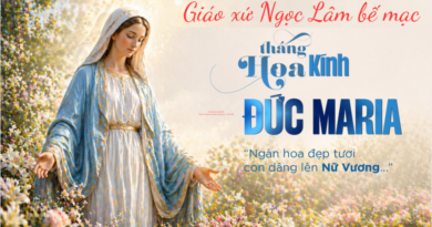 Giáo xứ Ngọc Lâm bế mạc Tháng Hoa Dâng Kính Đức Mẹ 17h00 thứ sáu 29/05/2026