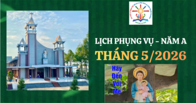 LỊCH PHỤNG VỤ GIÁO XỨ NGỌC LÂM THÁNG 05/2026 