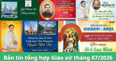 BẢN TIN TỔNG HỢP GIÁO XỨ THÁNG 07/2026 BẢN TIN TỔNG HỢP GIÁO XỨ THÁNG 07/2026