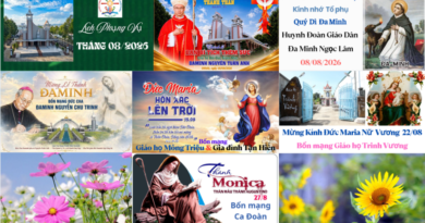 BẢN TIN TỔNG HỢP GIÁO XỨ THÁNG 08/2026 BẢN TIN TỔNG HỢP GIÁO XỨ THÁNG 08/2026
