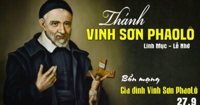 Mừng Kính Thánh Vinh Sơn Phaolô 27/09/2026 Bổn mạng Gia Đình Vinh Sơn PhaoLô