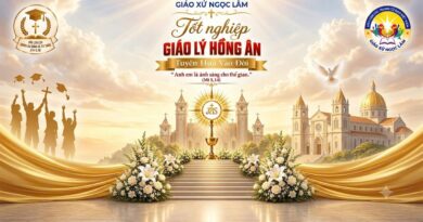 Chúc Mừng các em Tốt Nghiệp Giáo Lý Hồng Ân, Tuyên Hứa Vào Đời Chúa nhật 13/09/2026