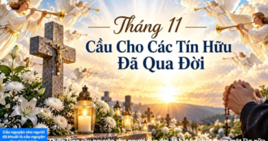 Tháng 11 Giáo Xứ Cầu Nguyện Các Tín Hữu Đã Qua Đời